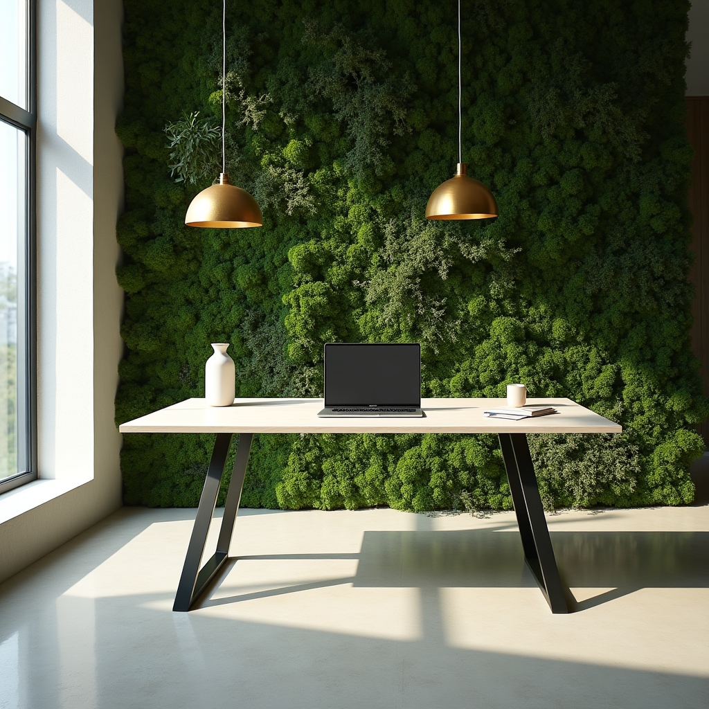 Calm, minimalist workspace with natural light representing a structured and intentional work environment